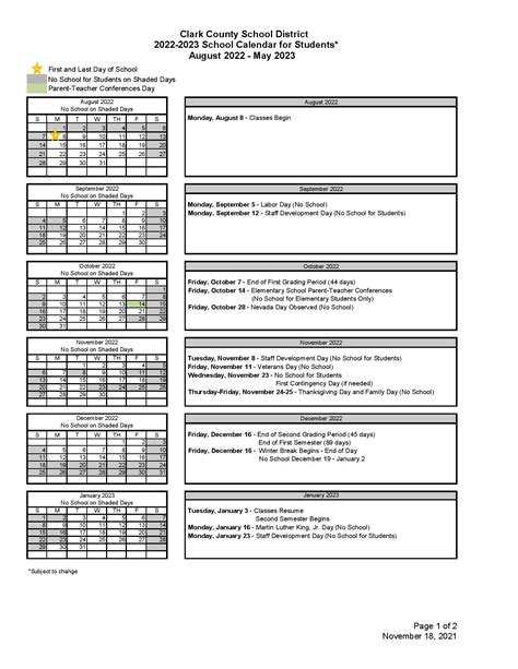 ccsd school schedule 2022 2023.